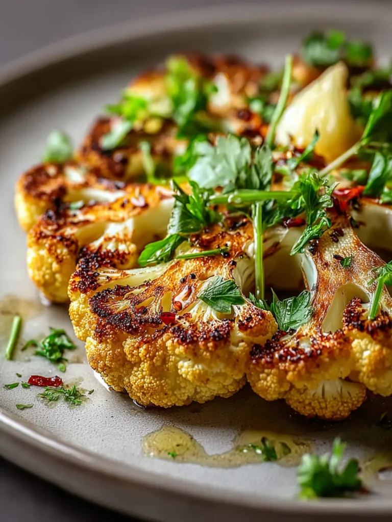 Cauliflower Steaks Recipe First Image