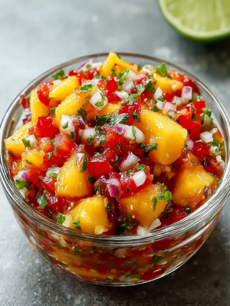 Fresh Peach Salsa First Image