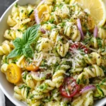 Lemon Basil Pasta Salad First Image