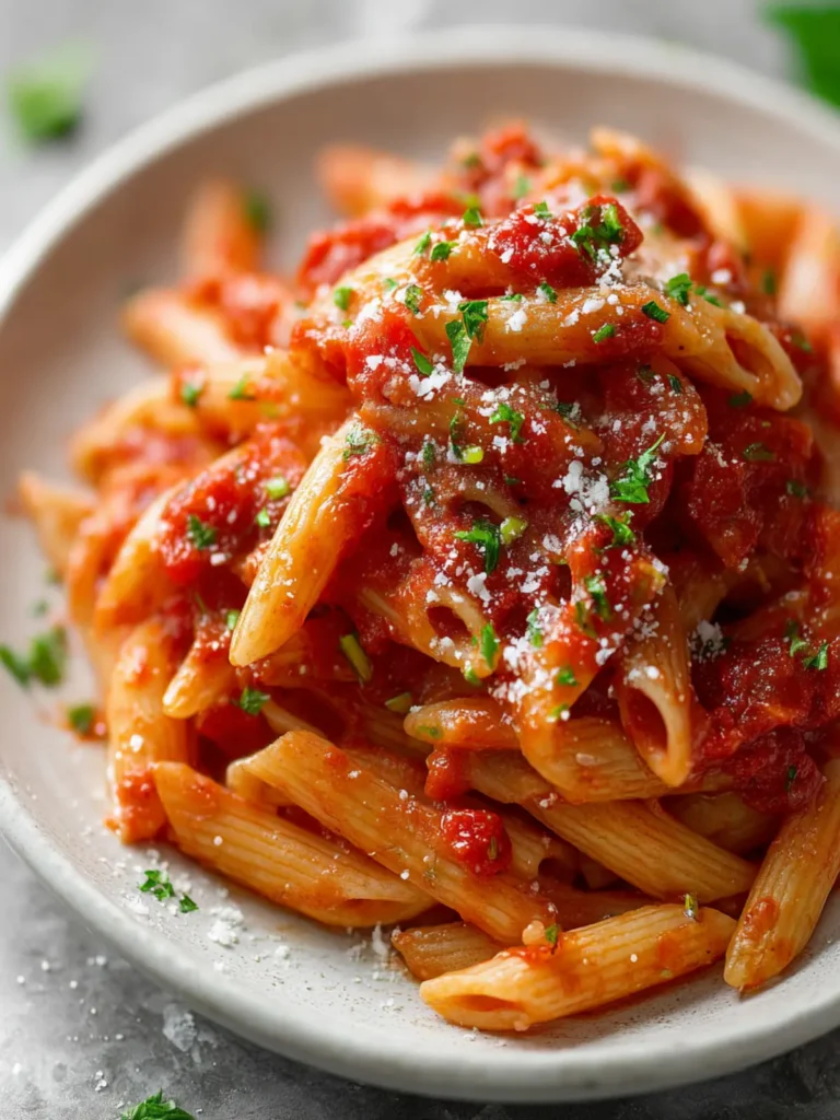 Easy Pasta Arrabiata Recipe First Image
