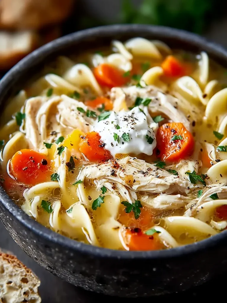 Slow Cooker Chicken Noodle Soup: An Amazing Ultimate Recipe First Image
