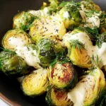 Delightful Brussels Sprouts with Lemon Tahini Sauce Recipe First Image