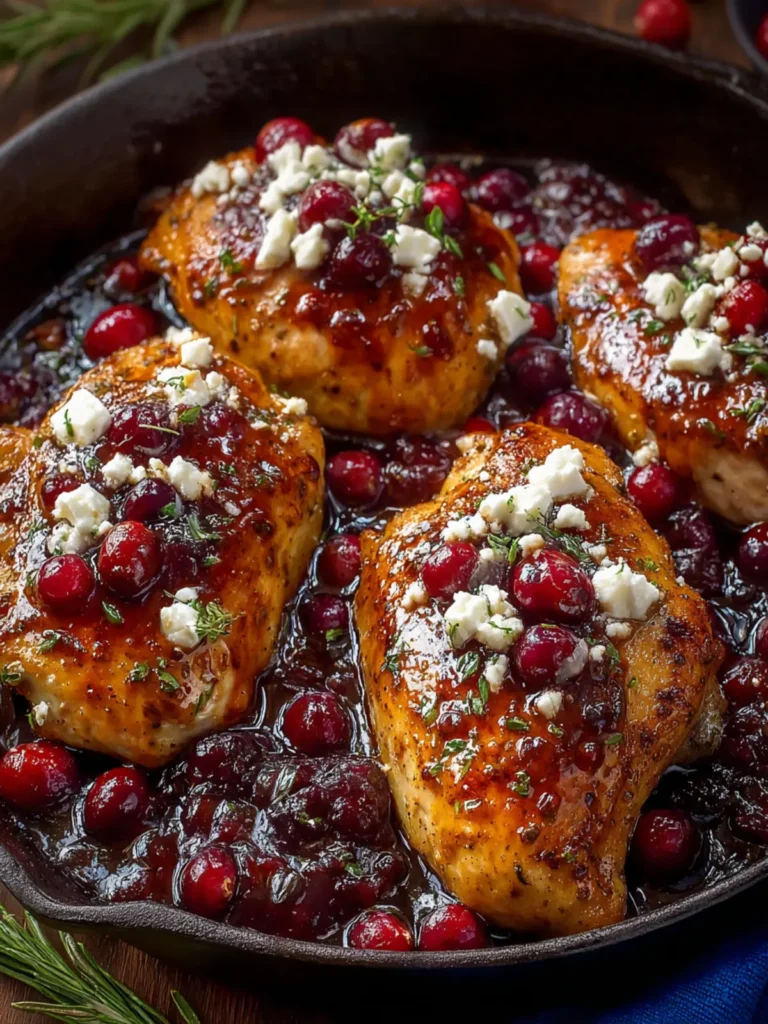 Cranberry Feta Chicken Bake First Image