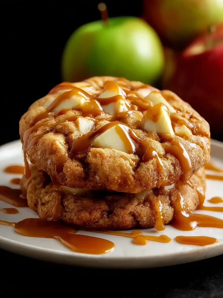Easy Caramel Apple Cookies First Image