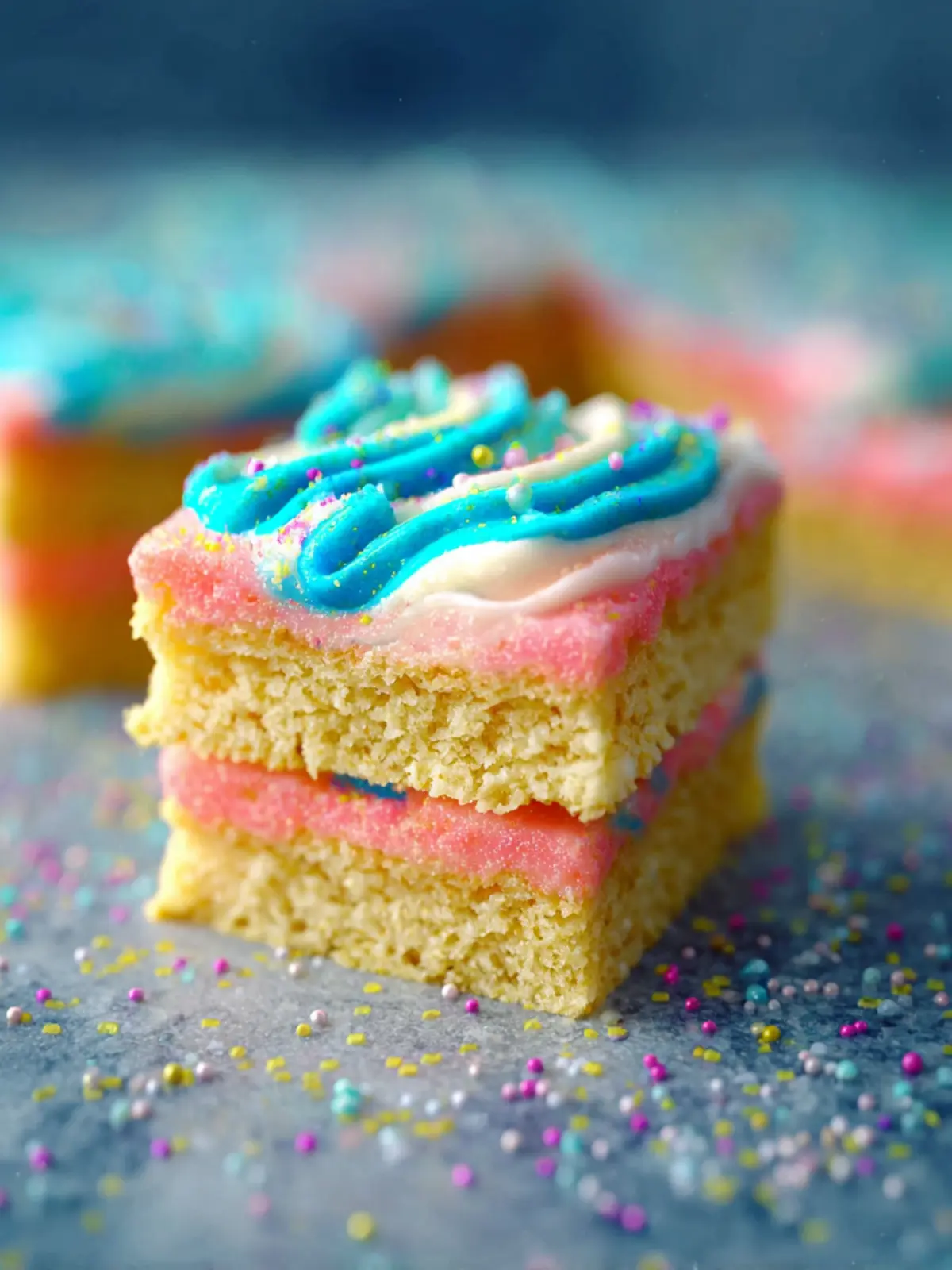 Frosted Soft Sugar Cookie Bars First Image