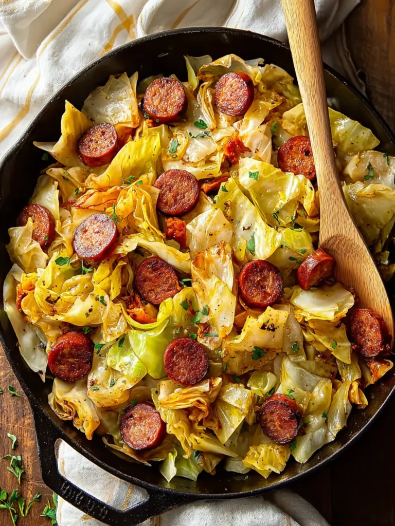 Cabbage and Sausage Skillet: Cozy Weeknight Winner First Image