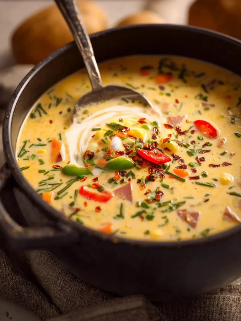 Creamy Vegetable Soup First Image