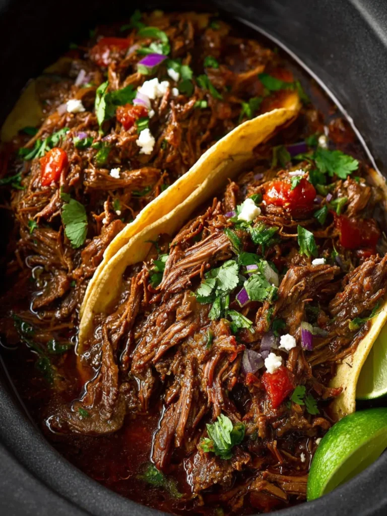 Slow Cooker Beef Barbacoa Recipe First Image