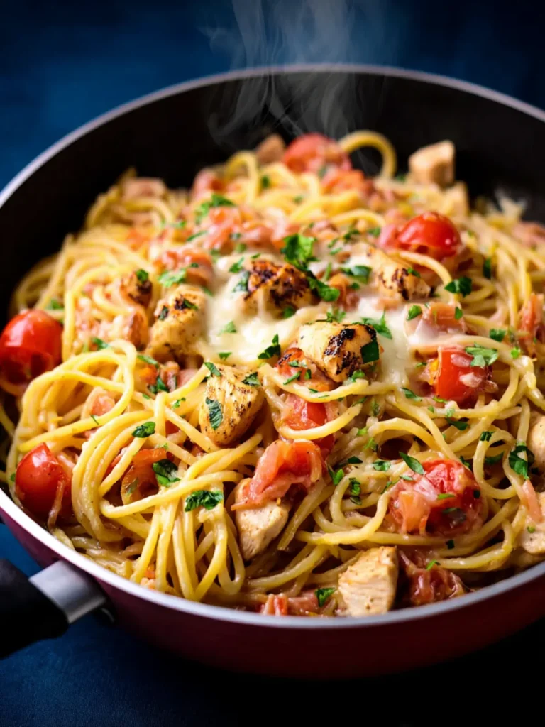 Cheesy Chicken Spaghetti First Image