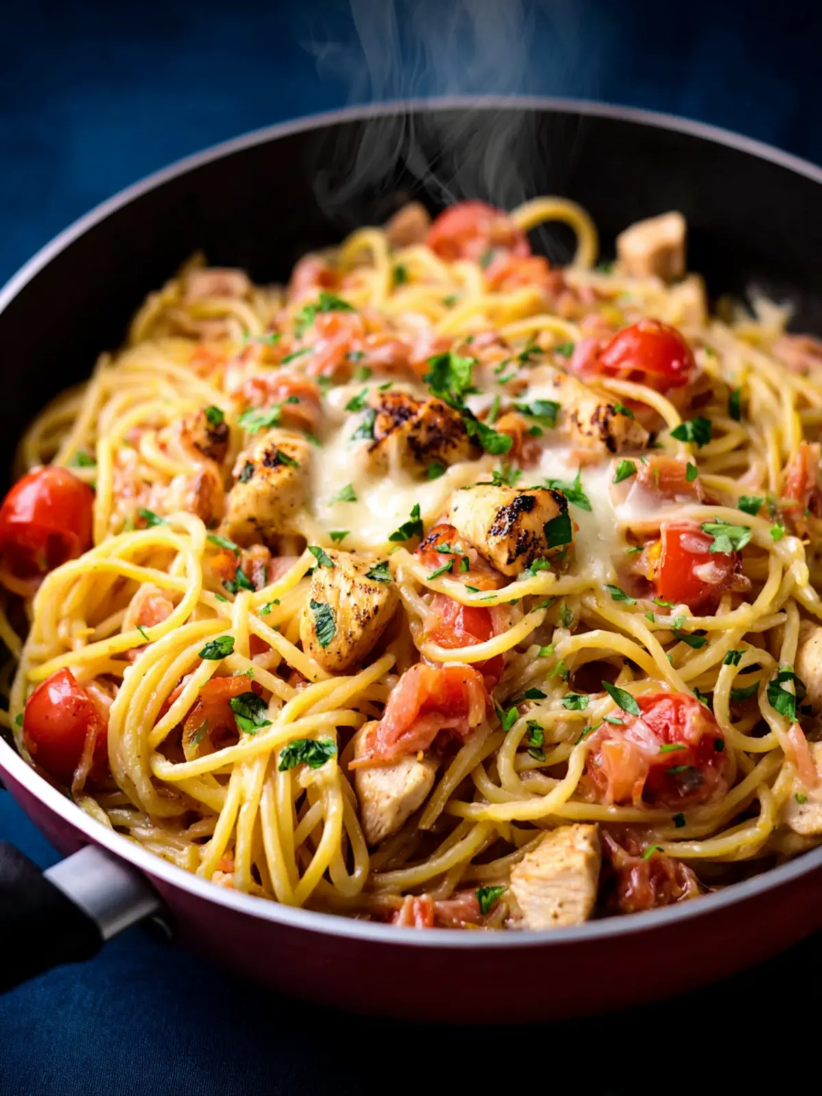 Cheesy Chicken Spaghetti First Image