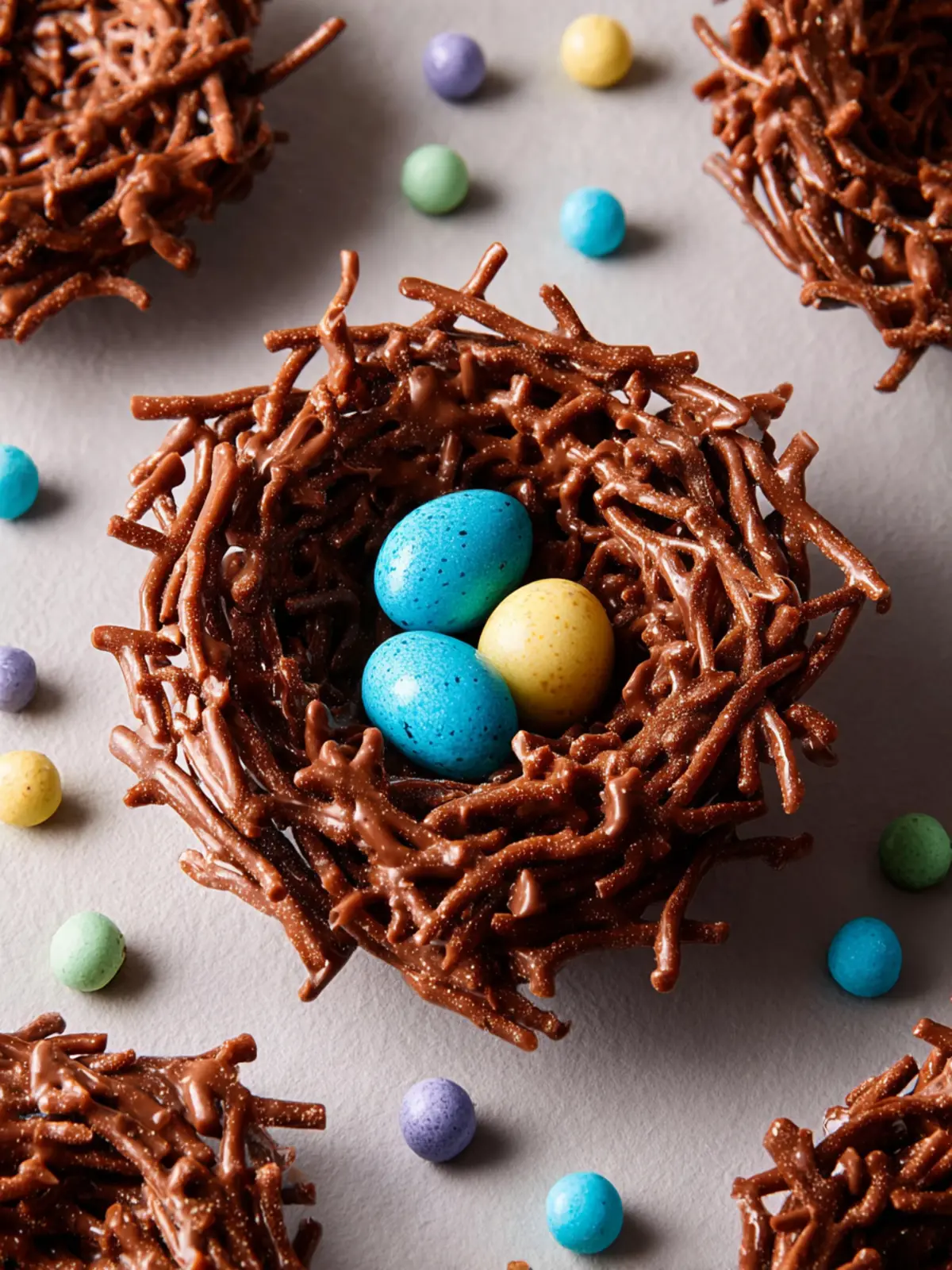 Chocolate Birds Nest: Easy No-Bake Easter Cookies to Delight