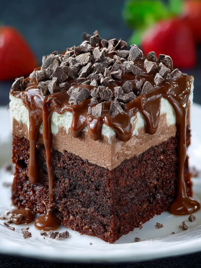 Chocolate Poke Cake First Image