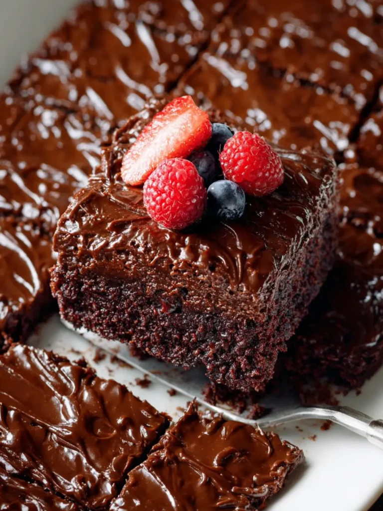 Chocolate Sheet Cake First Image