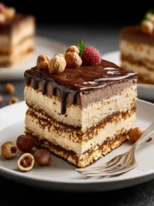 Hazelnut Chocolate Icebox Cake First Image