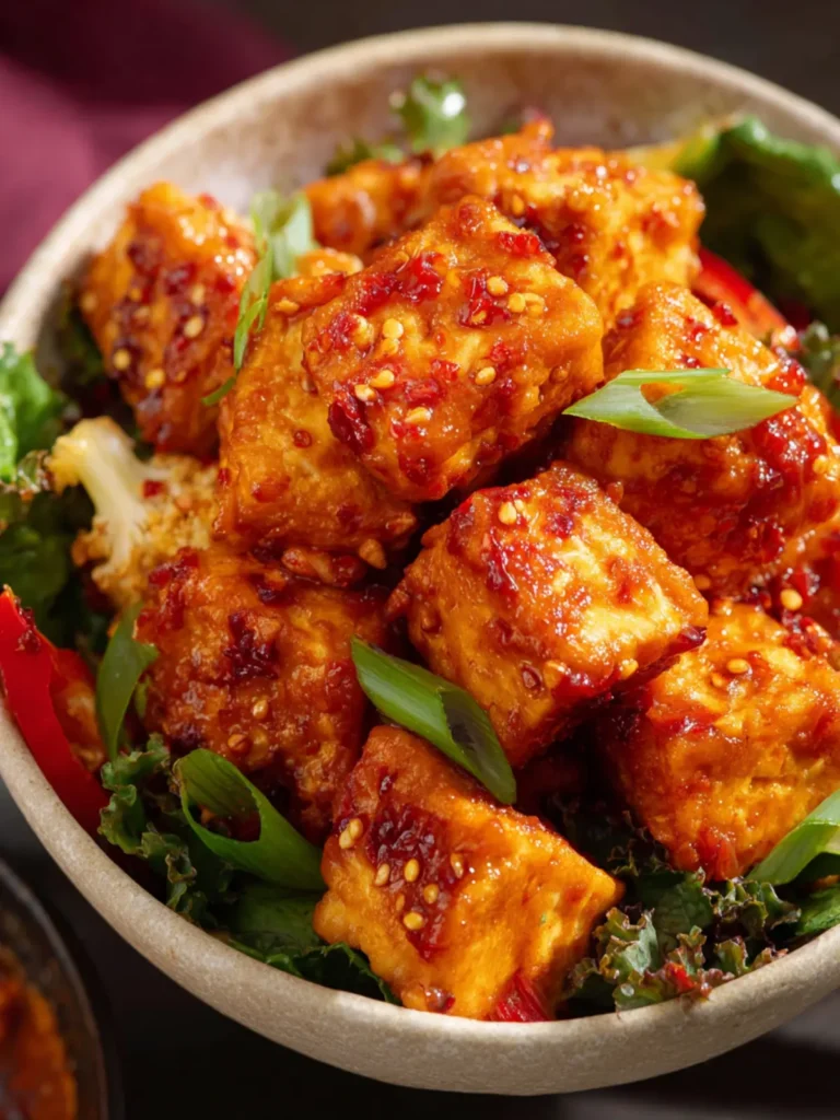 Sweet and Spicy Harissa Tofu First Image