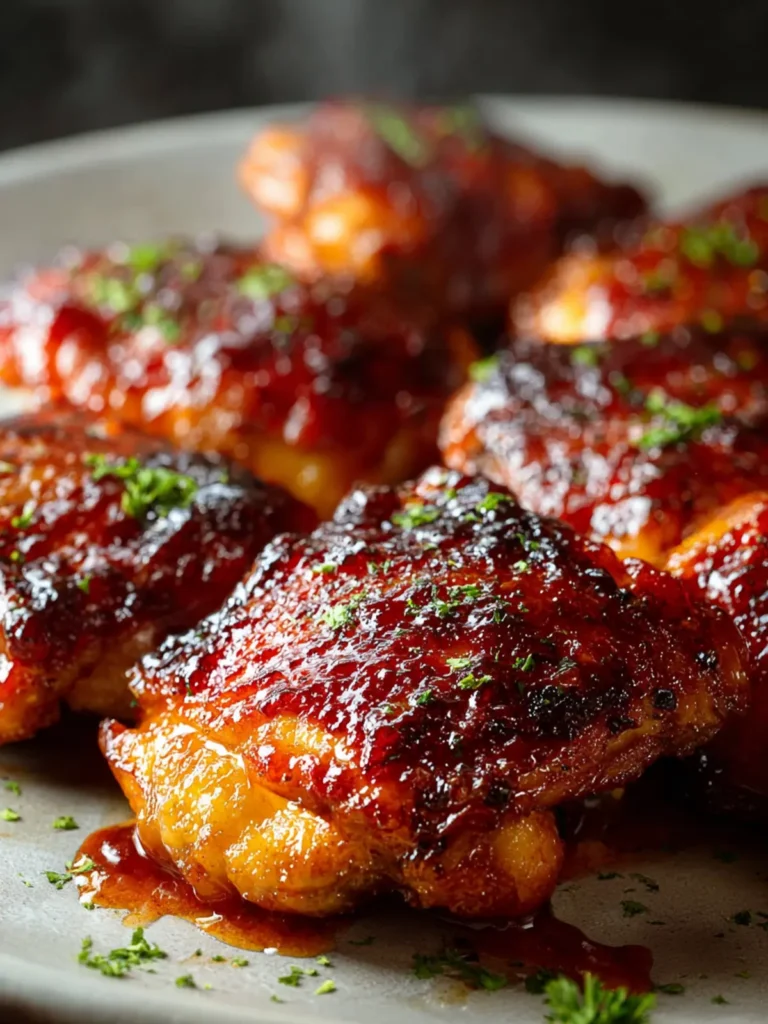 BBQ Chicken Thighs First Image