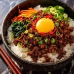 Korean ground beef bowl First Image
