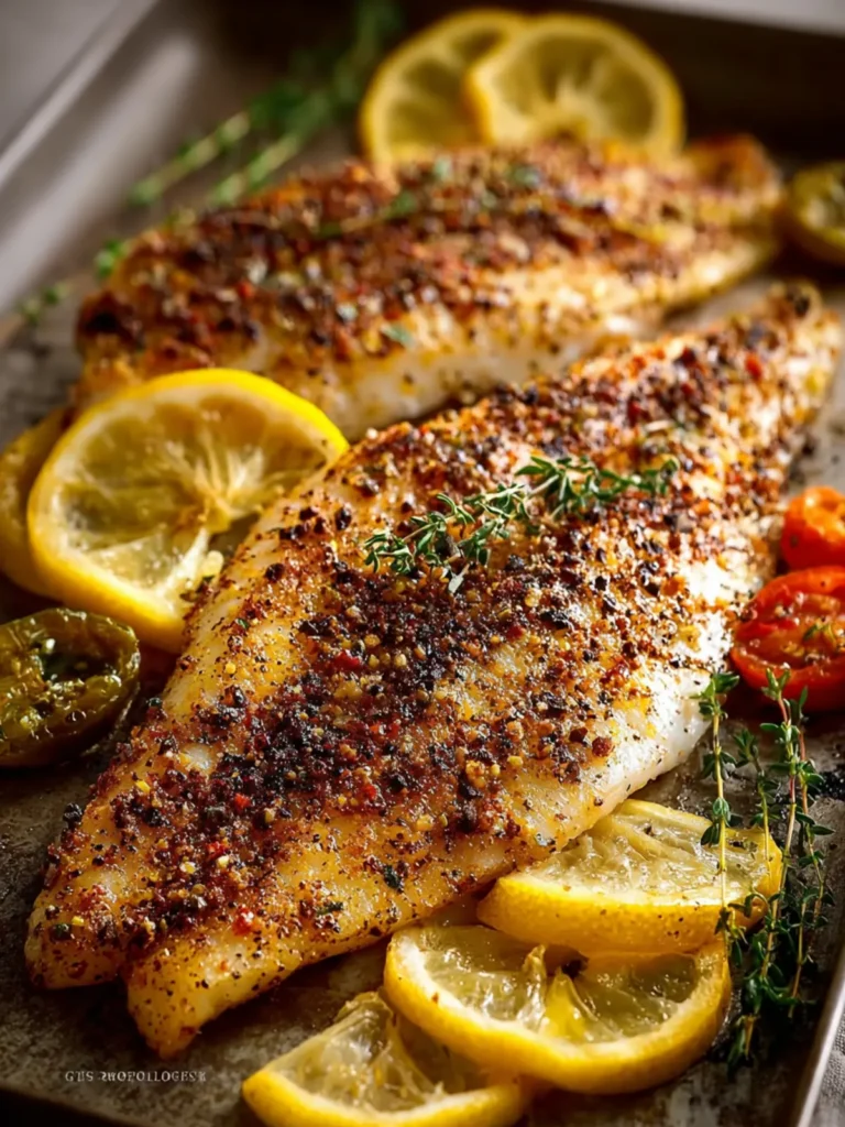 Lemon Pepper Fish First Image