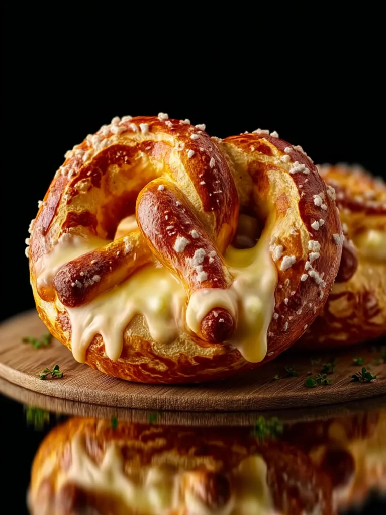cheese stuffed pretzel First Image
