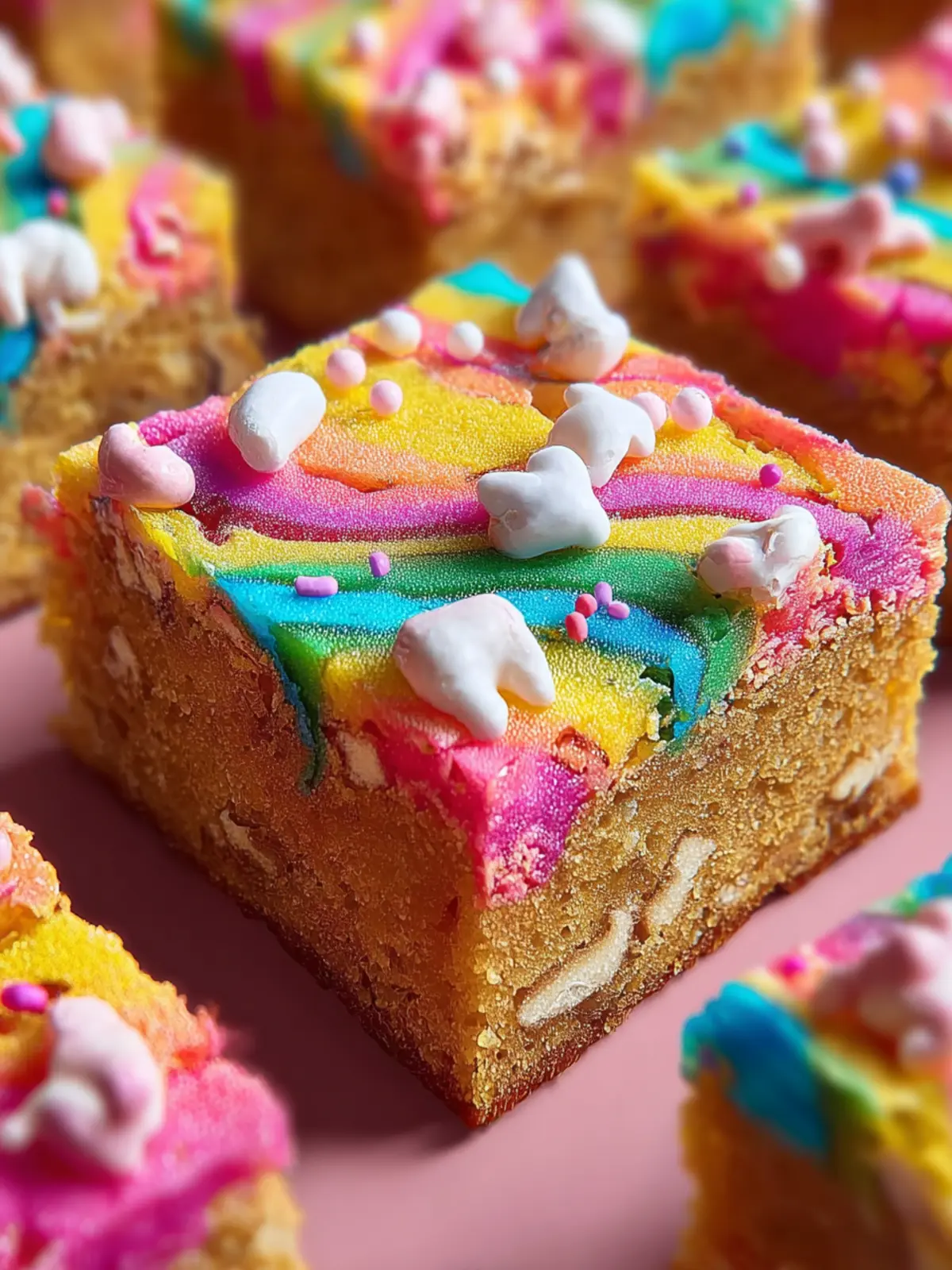 Circus Animal Blondies: Irresistibly Fun & Deliciously Sweet