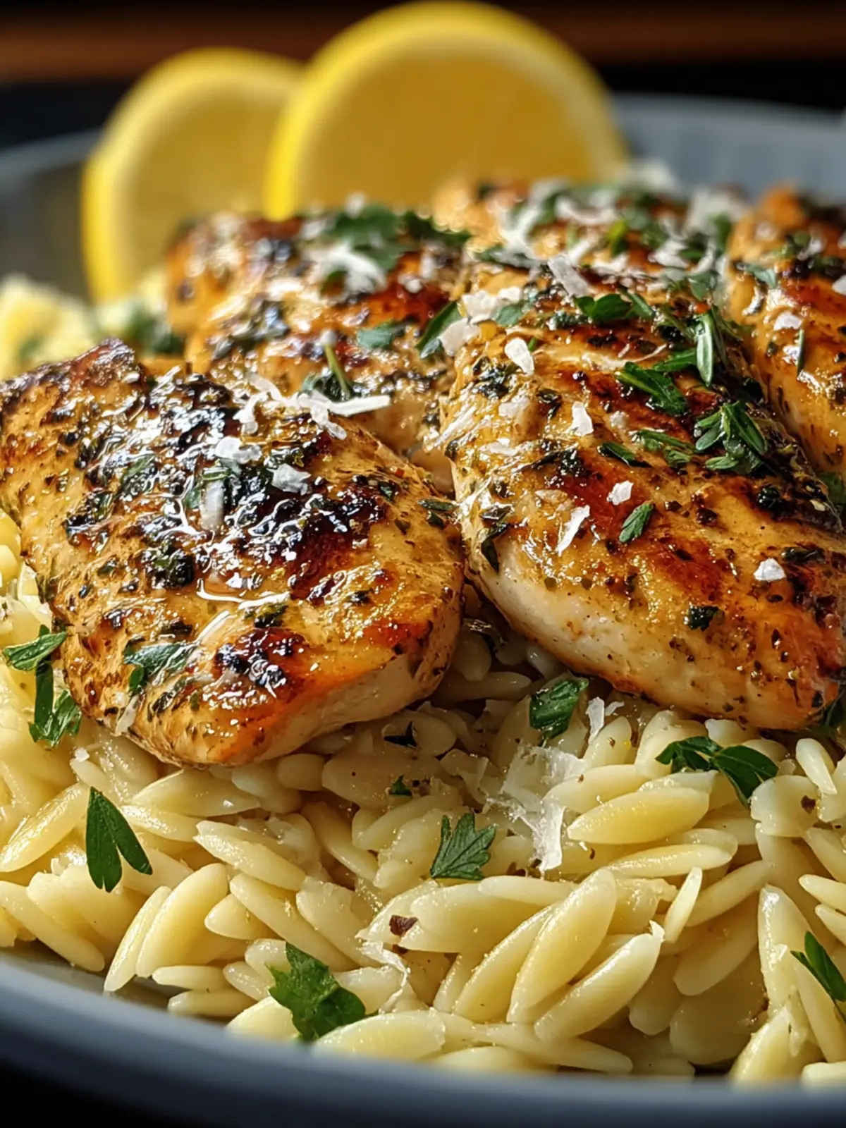 Greek Lemon Garlic Chicken Orzo: The Best Cozy Comfort Dish