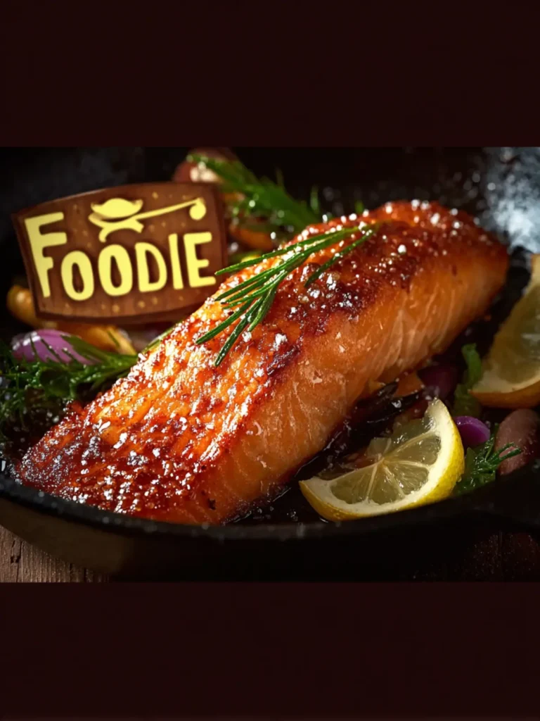 slow roasted salmon citrus glaze First Image